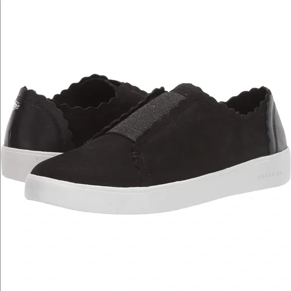 New Cole Haan Women's Grand Crosscourt Street Scallop Slip on Sneaker